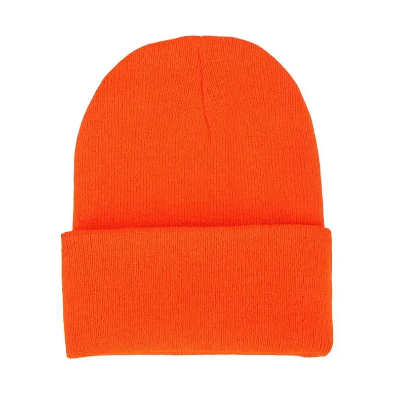 20 Colors New Korean Wool Acrylic Knitted Caps Women Men Skullcap Autumn Winter Elastic Skullies Beanies Cap Wholesale