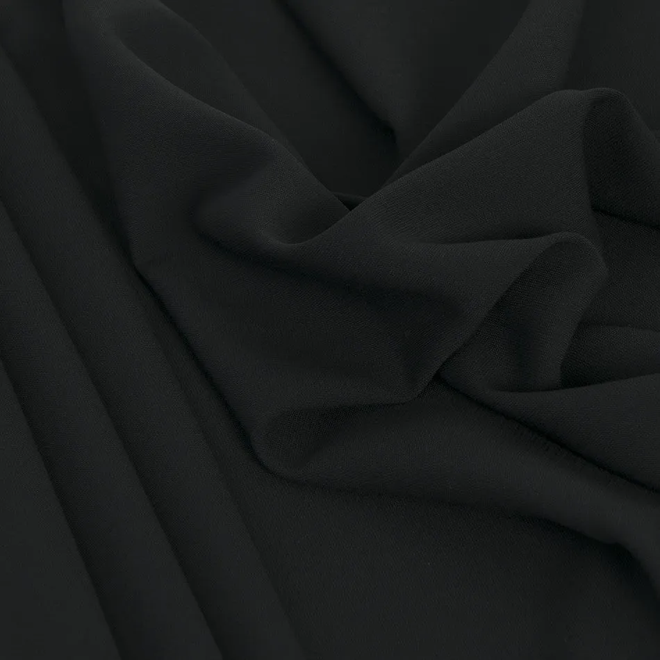 Black Mid-weight Suiting Fabric 2275