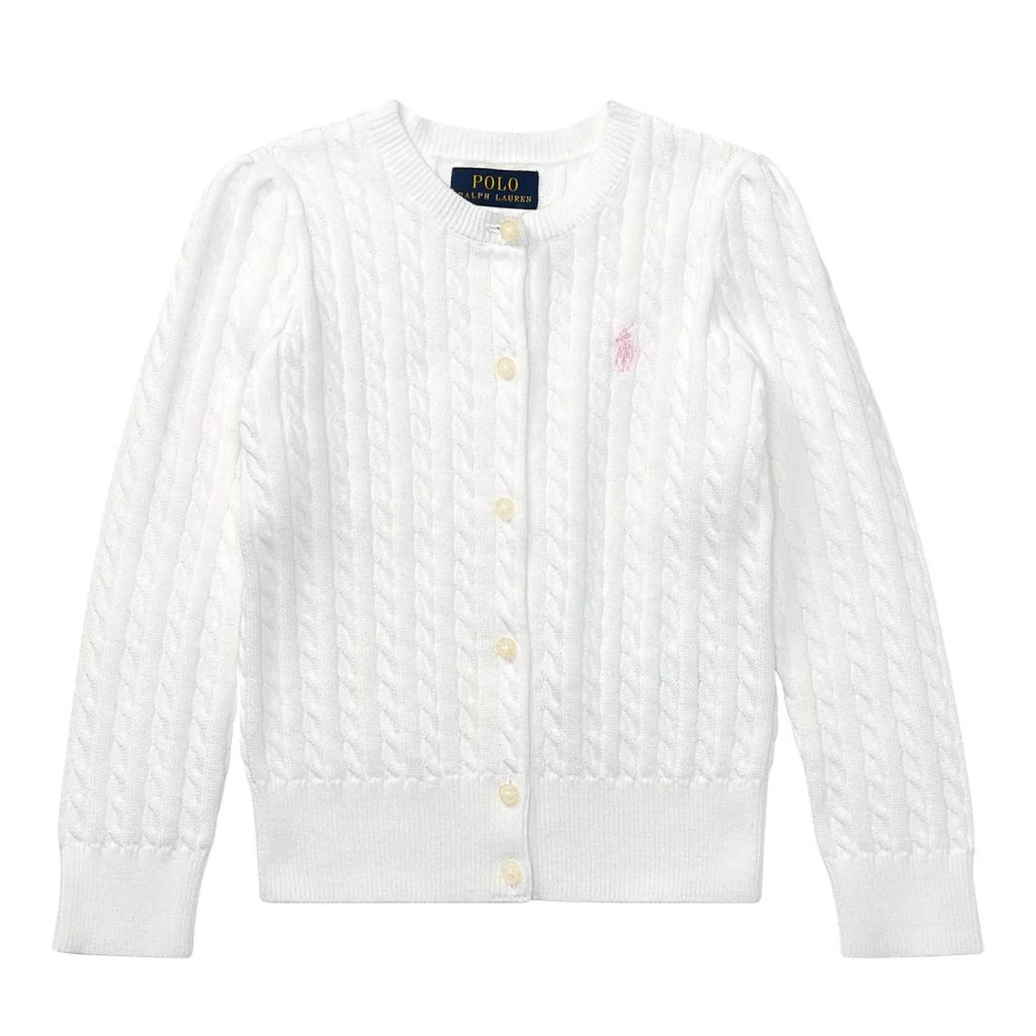 Cable Knit Cotton Cardigan (Toddler)