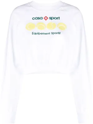 Casa Sport Tennis Balls organic-cotton sweatshirt