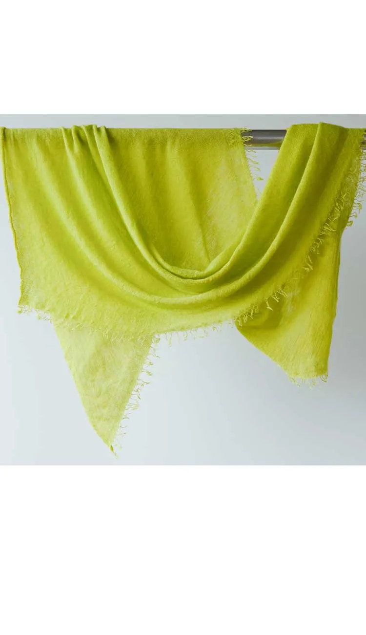 Cashmere Love Scarf Mini - Lime