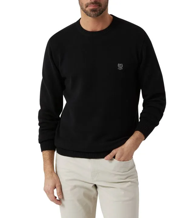 Chaps Mens Original Cotton Jersey Crewneck Sweater