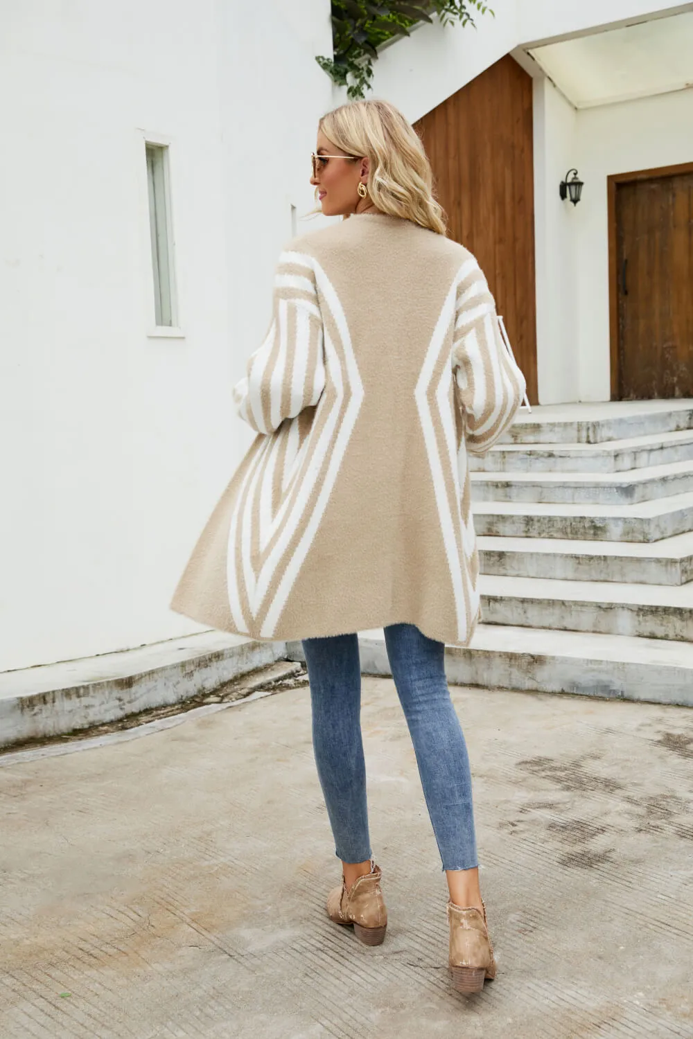 Cherished Memories Fuzzy Longline Cardigan