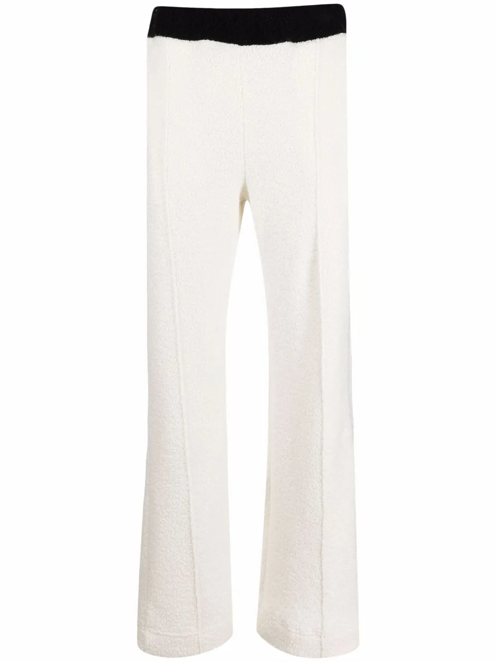 colour-block terrycloth track pants