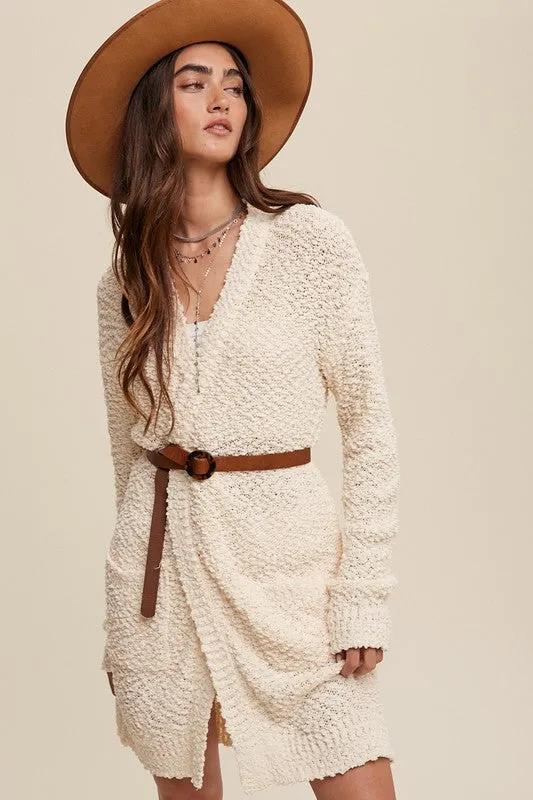 Cozy Corner Long Knit Cardigan Sweater