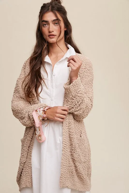 Cozy Corner Long Knit Cardigan Sweater