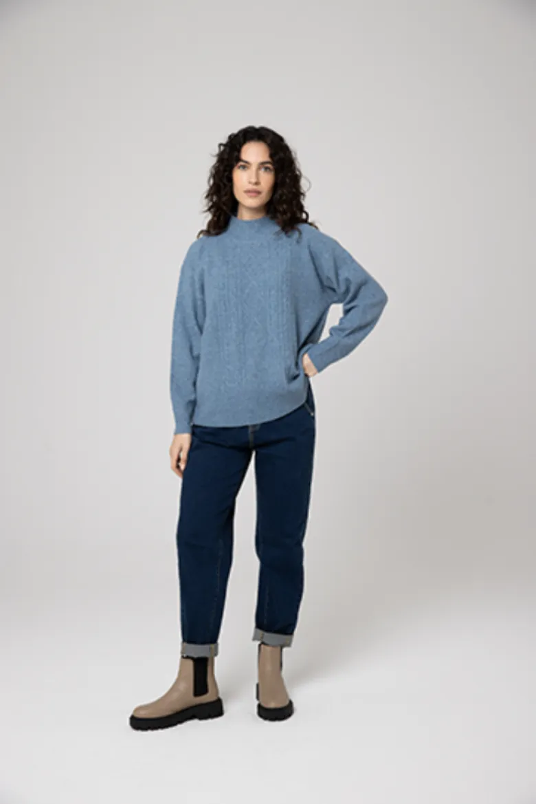 Dawn Sweater - Soft Blue