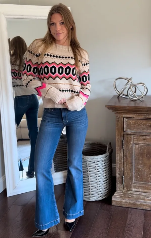 Eden Oversized Fair Isle Crew