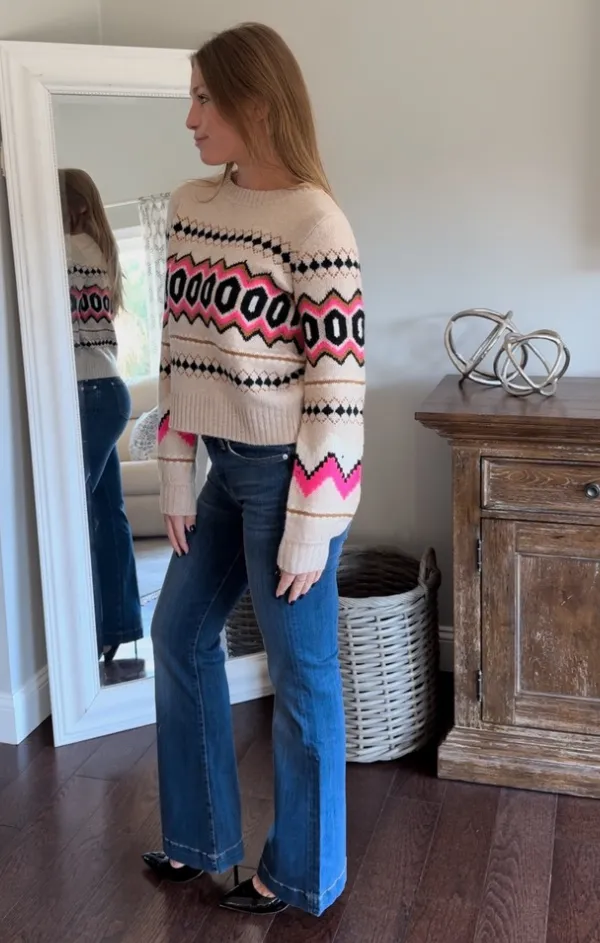 Eden Oversized Fair Isle Crew