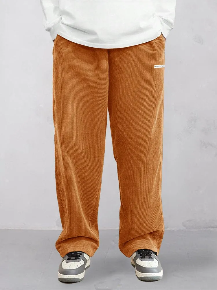 Essential Corduroy Straight Leg Pants