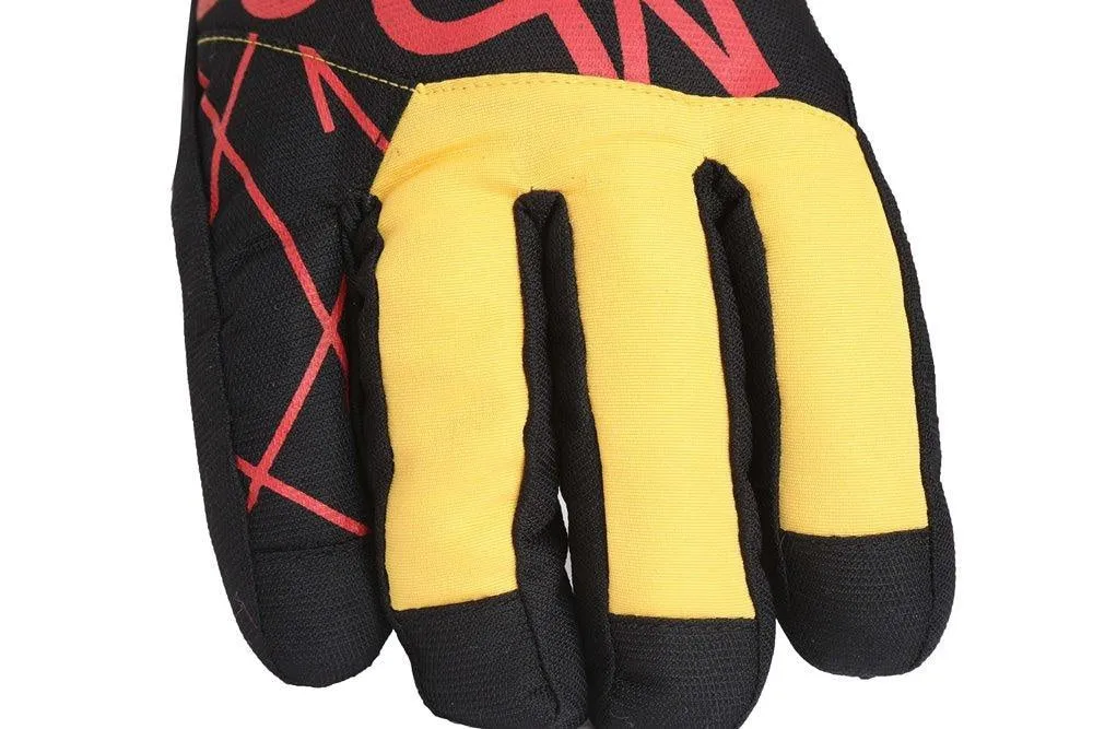 Fabseasons Unisex Yellow Winter ski & snowboard Gloves, Fleece cloth on the inside.