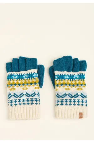 Fairisle Fingerless Glove