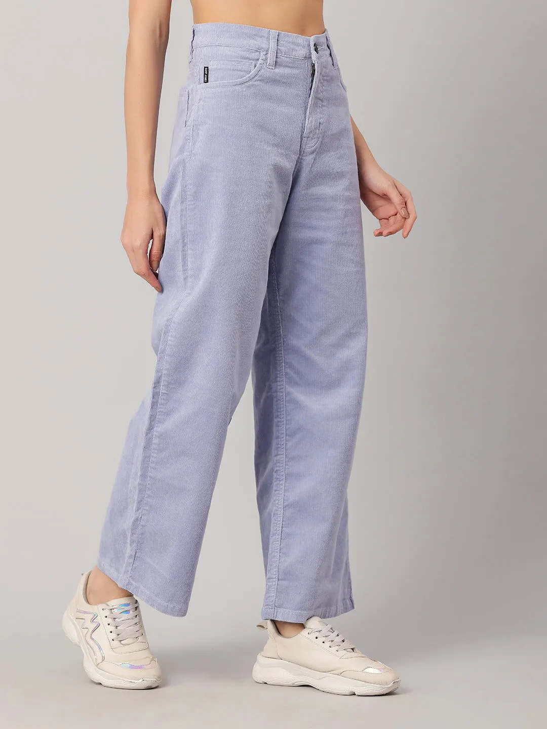 GIRLS LAVENDER CORDUROY PANTS