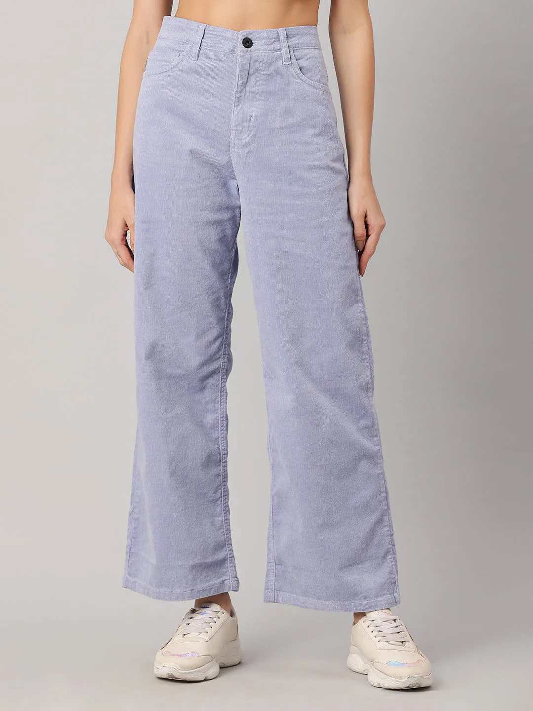 GIRLS LAVENDER CORDUROY PANTS