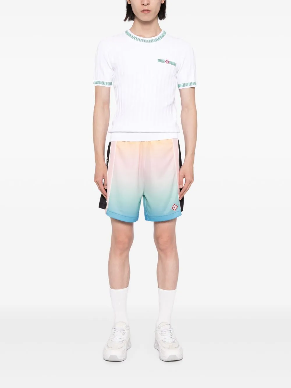 Gradient track shorts