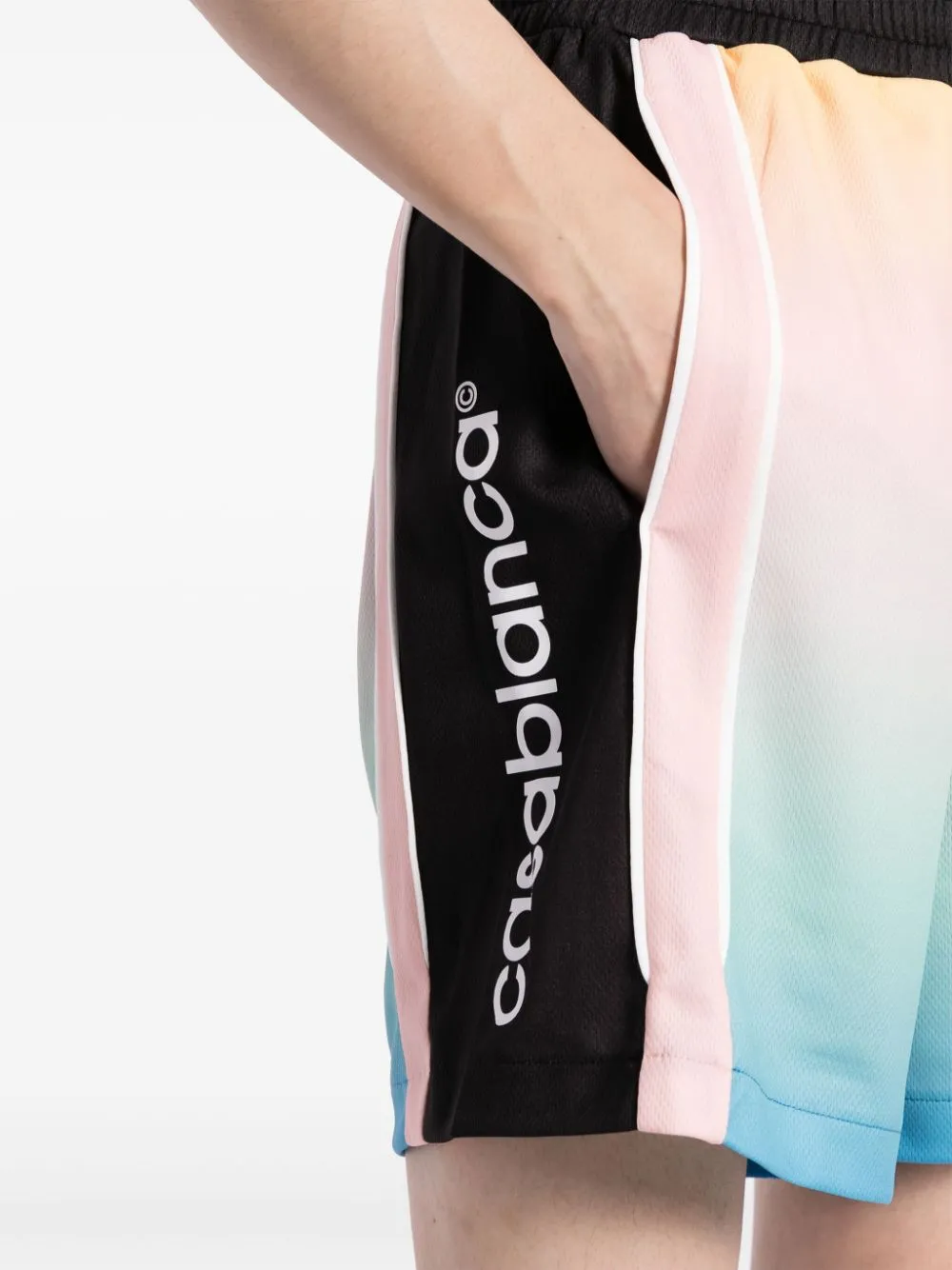 Gradient track shorts