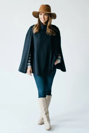 High Street Swing Cape - Navy