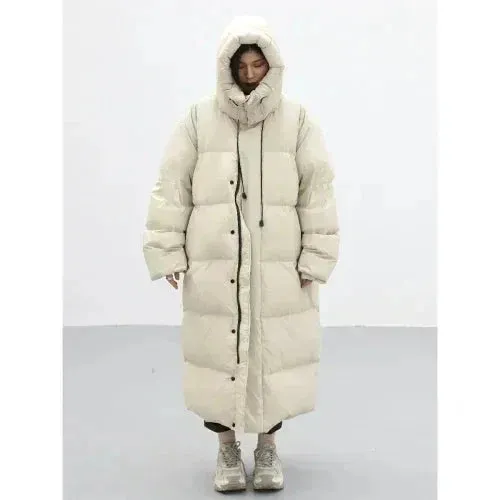 Ladies Puffy Long puffer thick coat long warm best winter coat