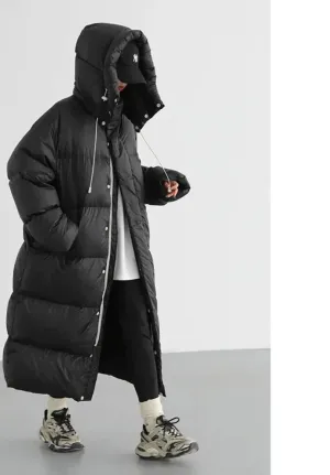 Ladies Puffy Long puffer thick coat long warm best winter coat