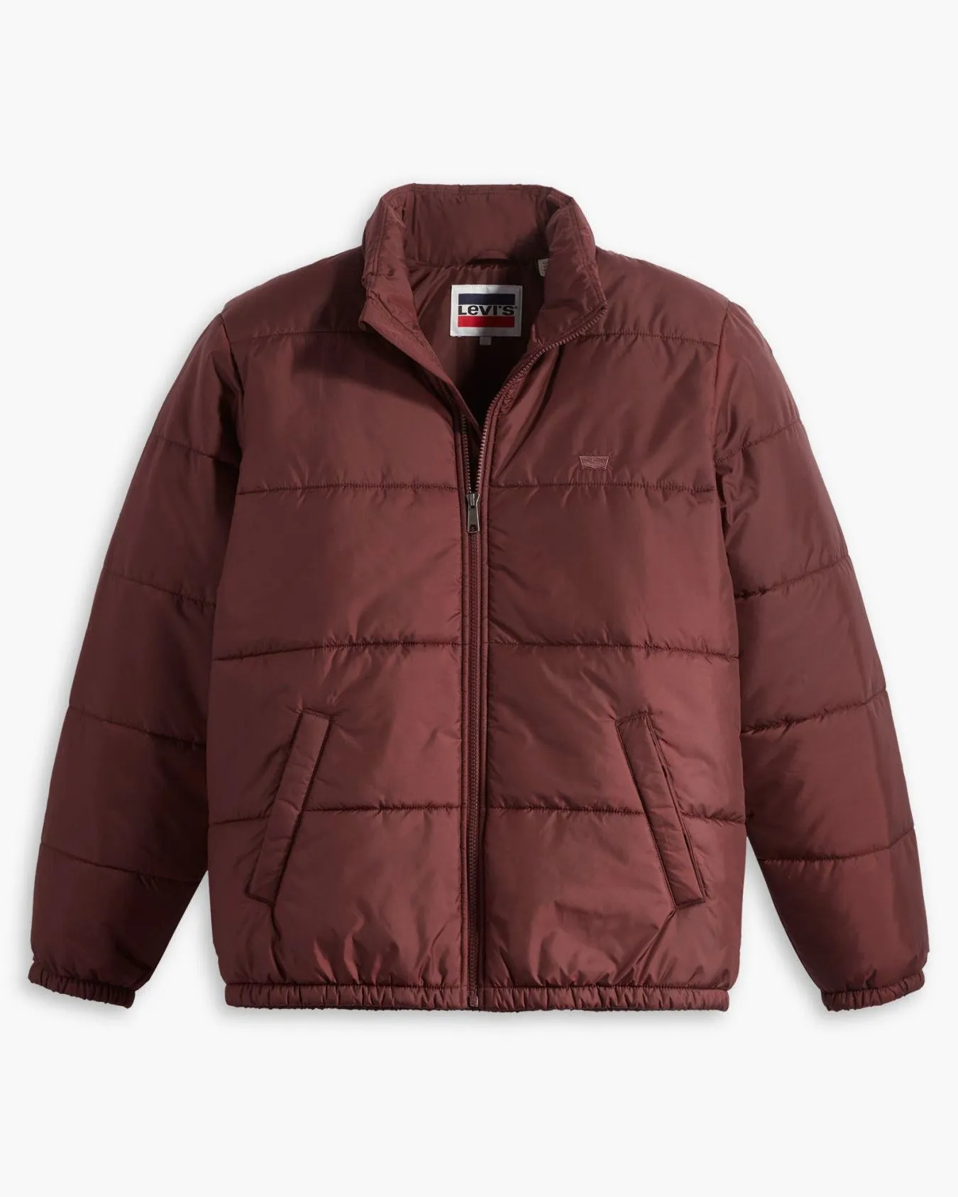 Levi's® Sunset Short Puffer Jacket - Decadent Chocolate