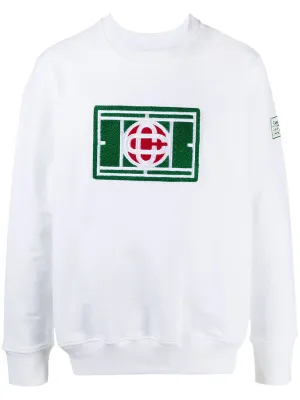 logo patch sweatshirt