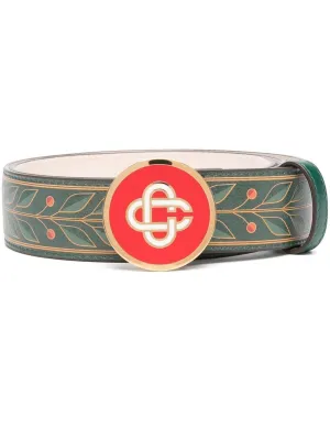 logo-plaque belt