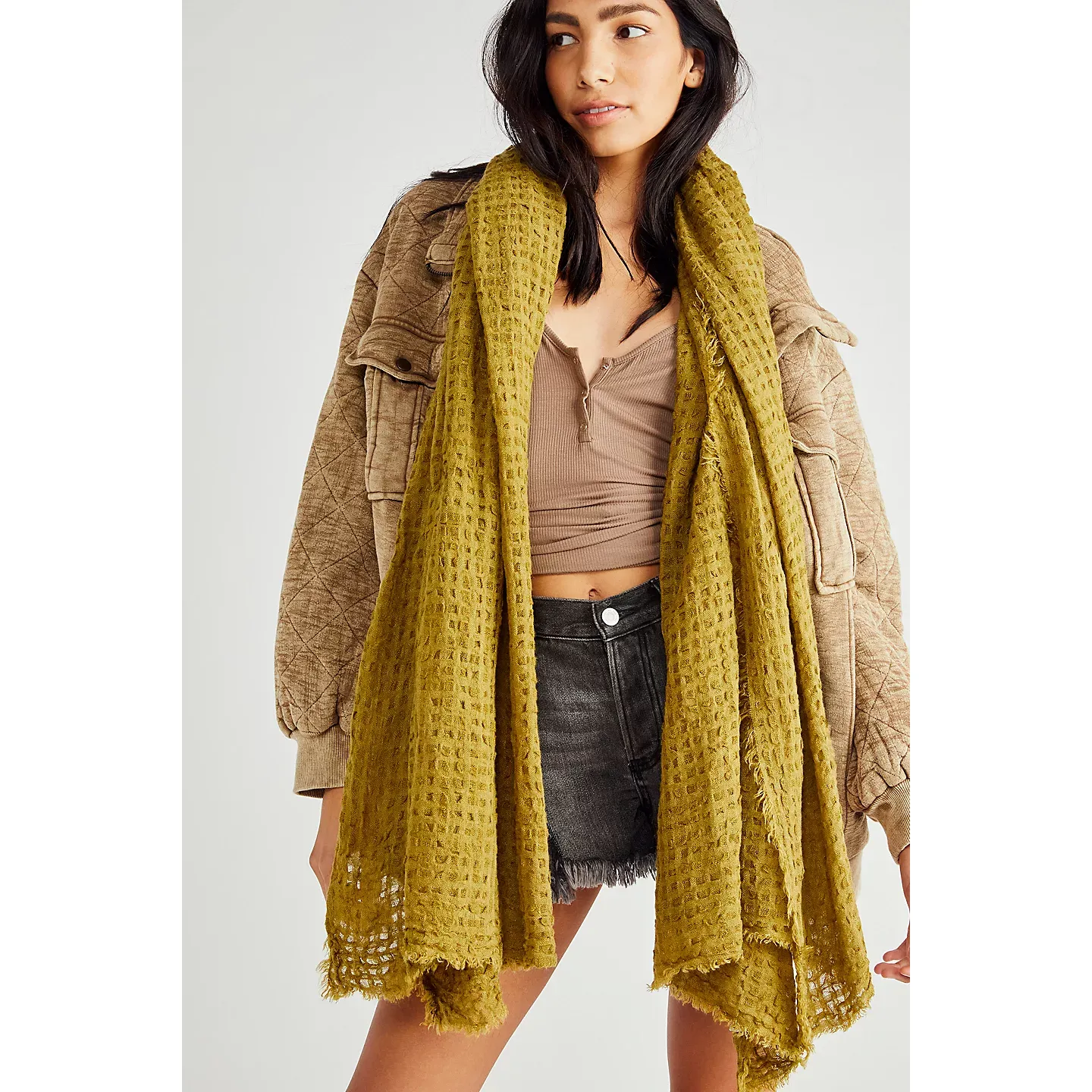 Long Weekend Waffle Scarf