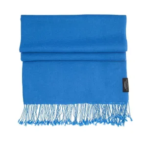 Luxury Pashmina Shawl Summer Blue