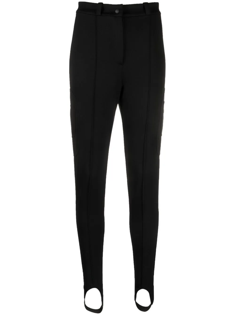 lyocell-cotton blend stirrup trousers