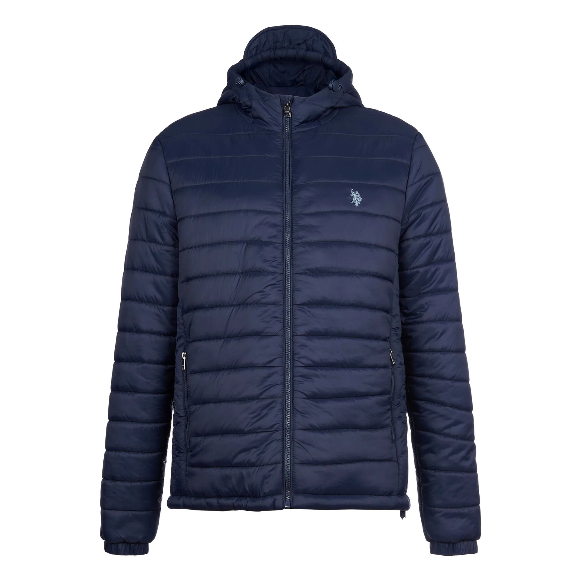 Mens Lightweight Puffer Jacket in Navy Blue