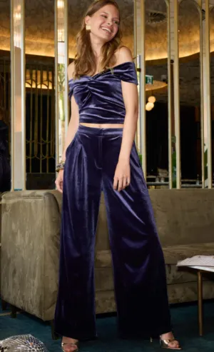 Nisha Tailored Velvet Pants