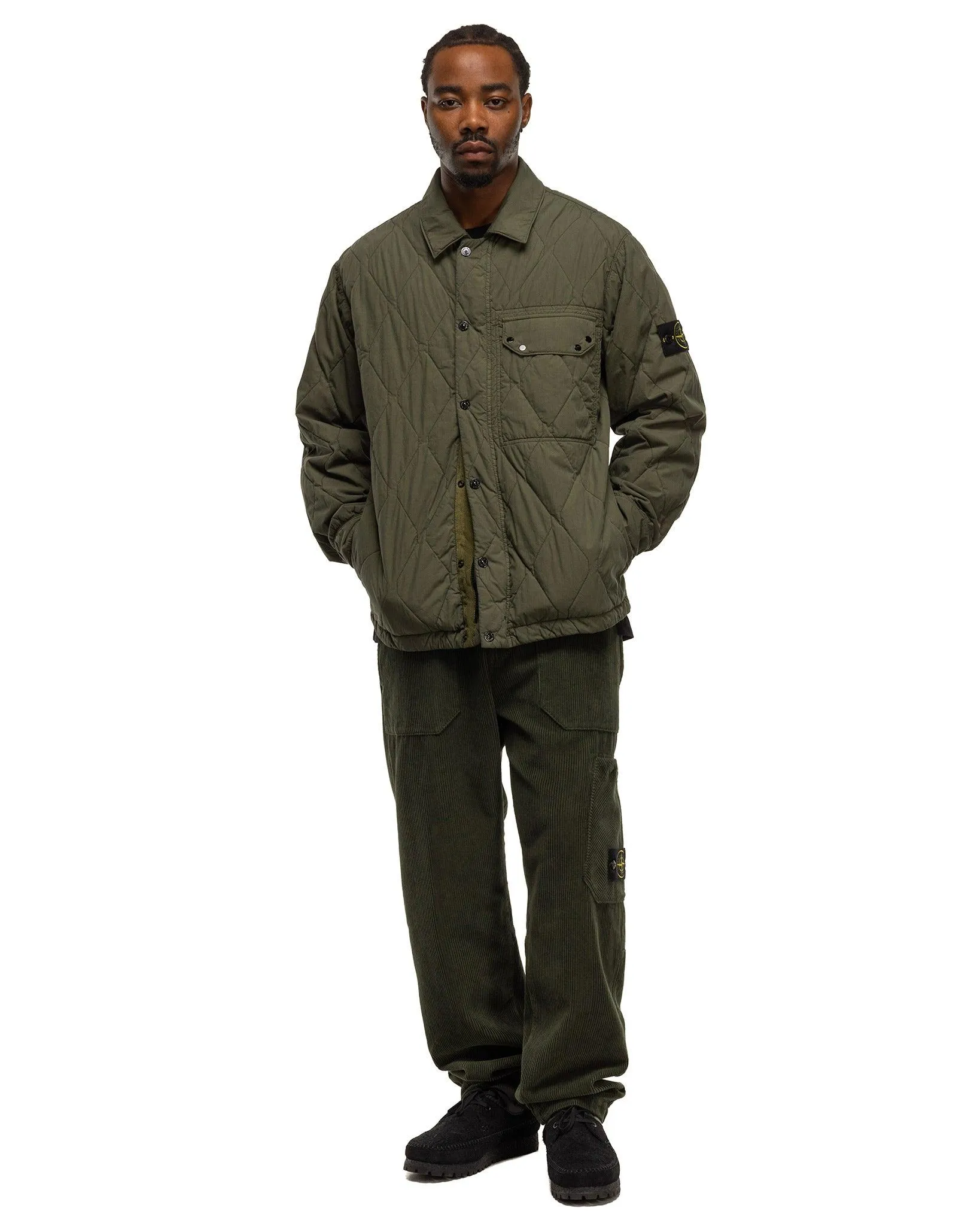 Organic Cotton Corduroy 800 1-Pocket Cargo Musk