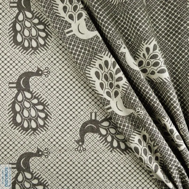 Pfau Marrone Cashmere Woven Wrap by Didymos