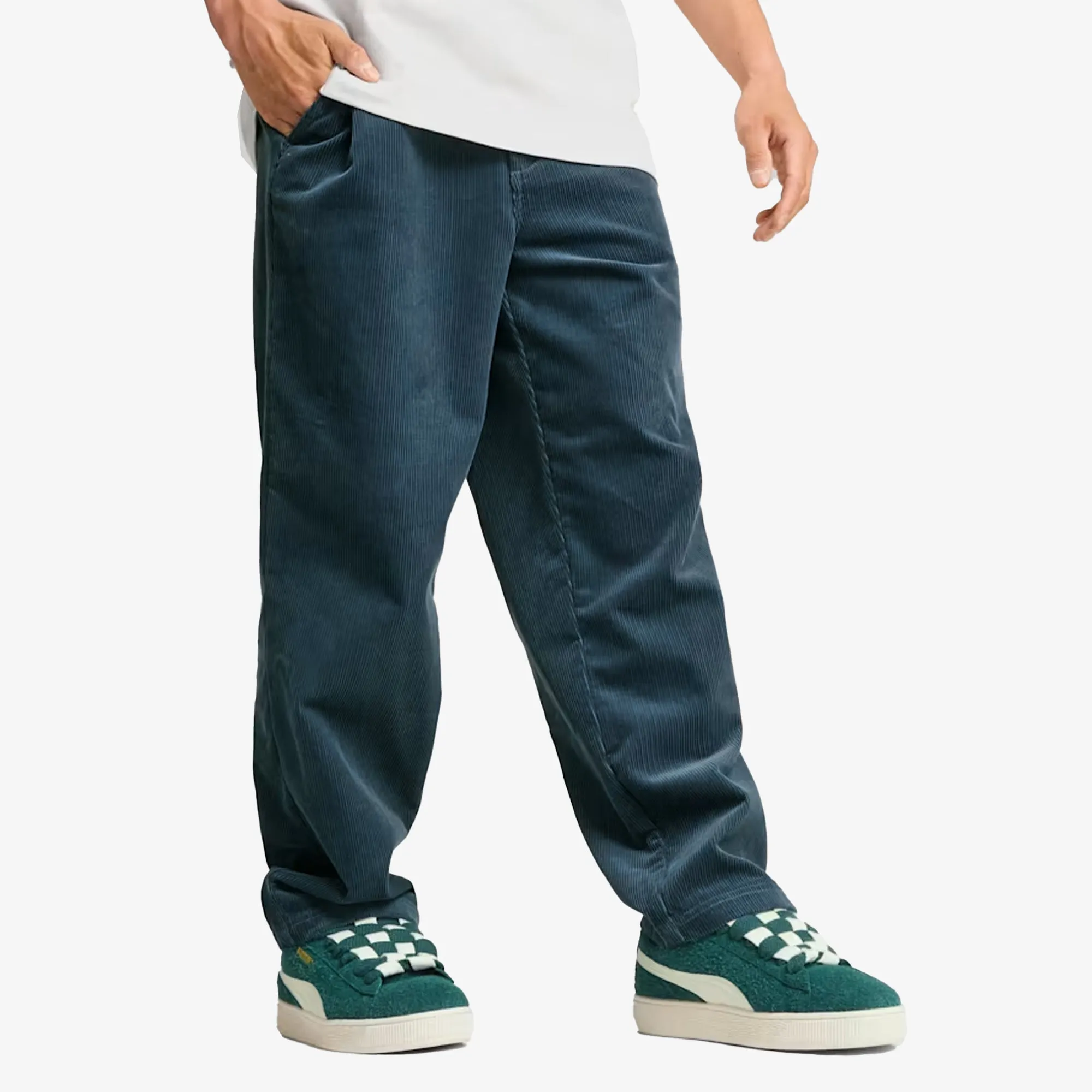 PUMA | MMQ CORDUROY PANTS { GRAY SKIES