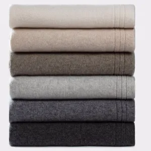 Pure Italian Cashmere Throw - Jersey