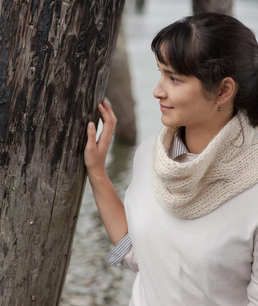 Reversible Cable Neck Wrap & Scarf Pattern