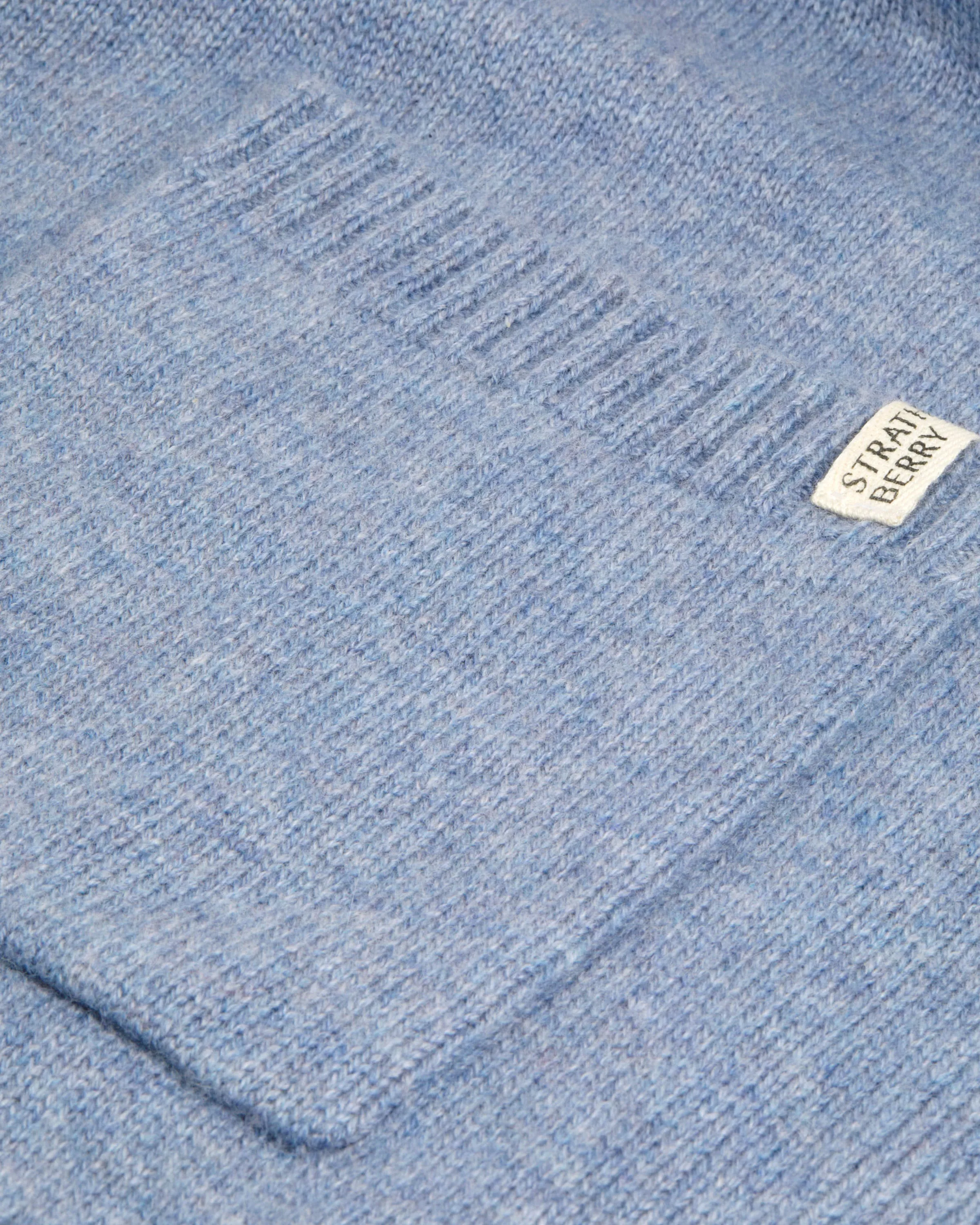 Shuna Cashmere Wool Pullover - Denim Blue