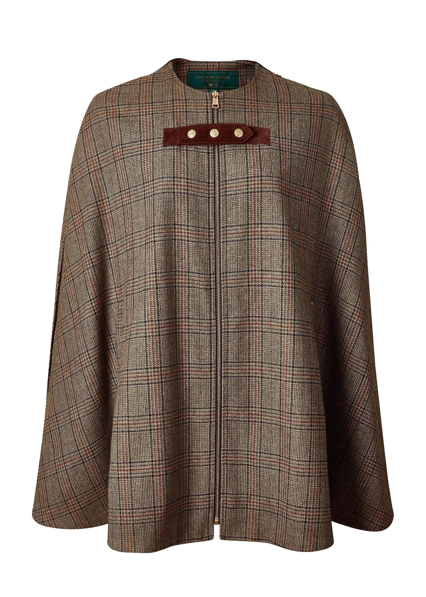 Slim Cape (Bourbon Tweed)