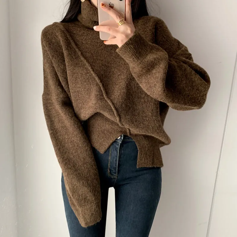 Sue Woman Oversize Thick Sweater