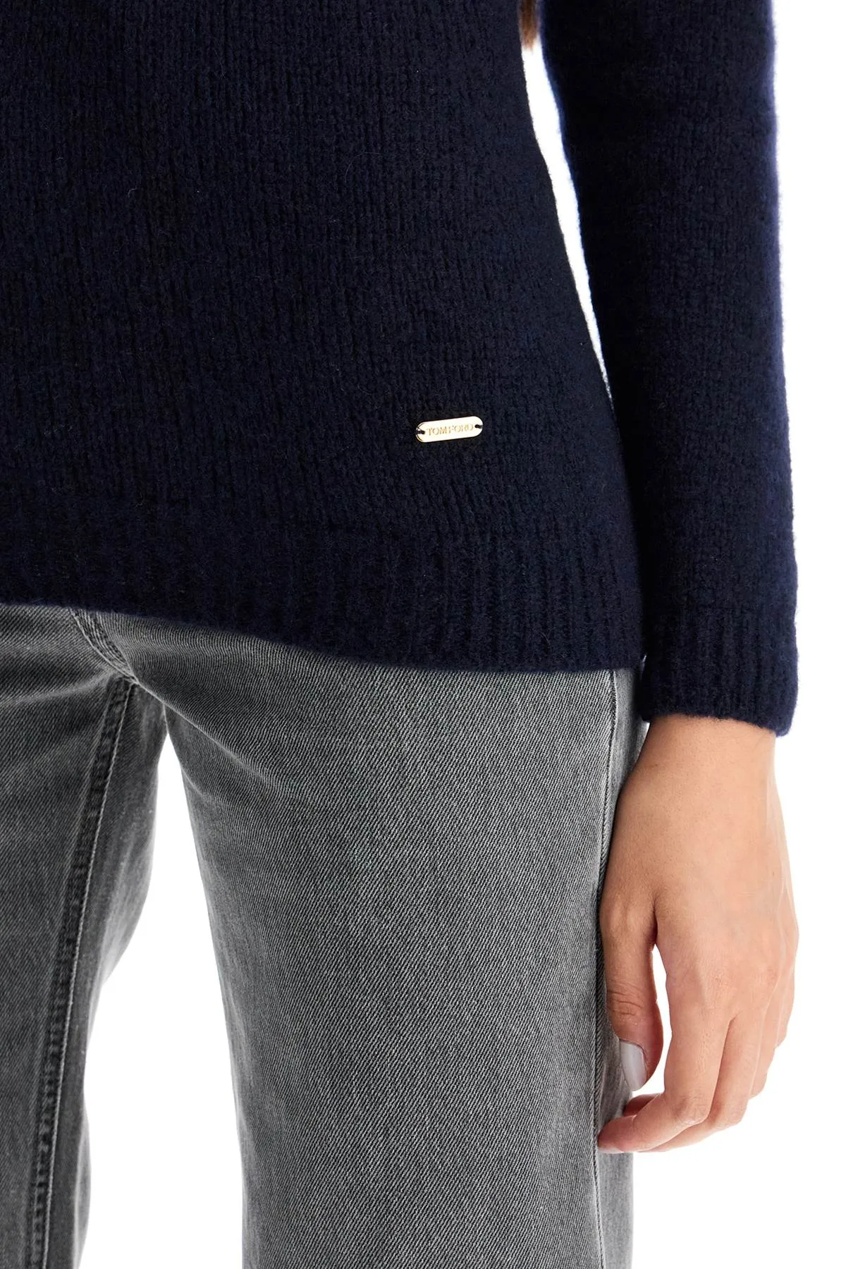 Tom Ford Regular Fit V-Neck Pullover Sweater.