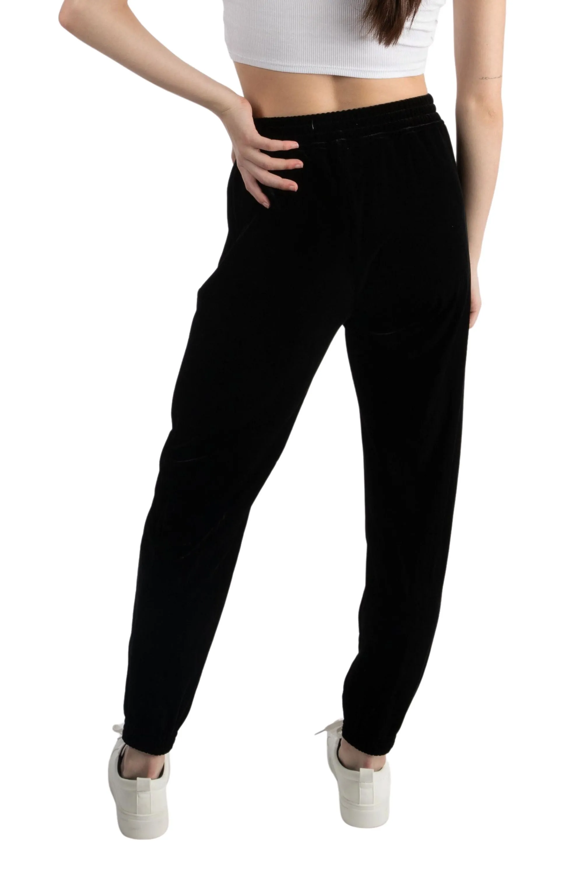 Velvet Jogger Pants