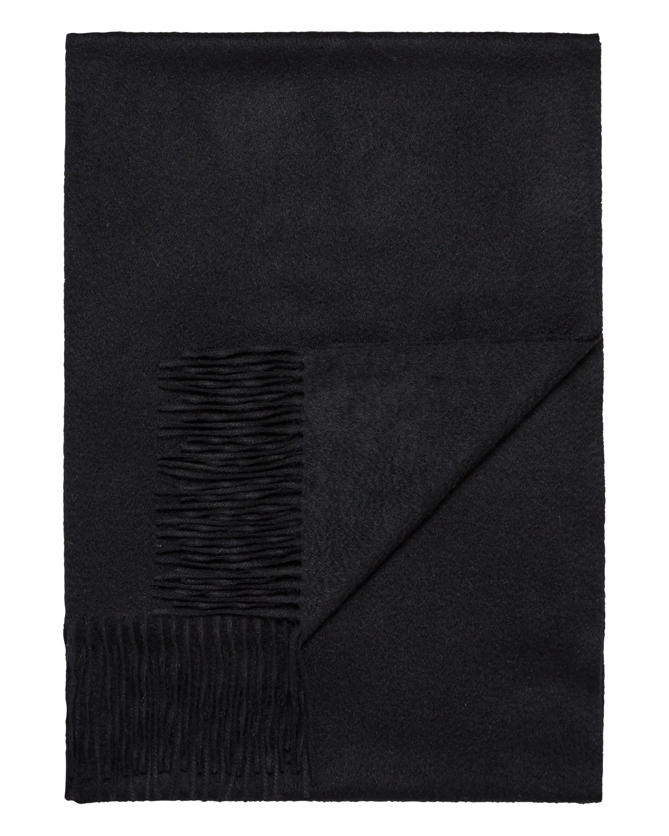 Women's Woven Cashmere Shawl Black